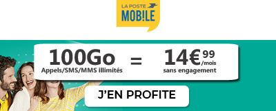 promo la Poste 100Go