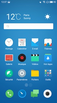 Meizu M5 interface