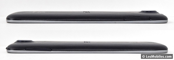 Acer Liquid Jade S : gauche / droite