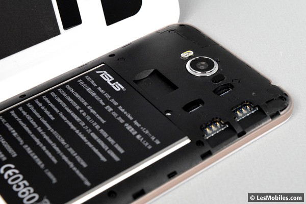 Asus ZenFone Max : capot amovible