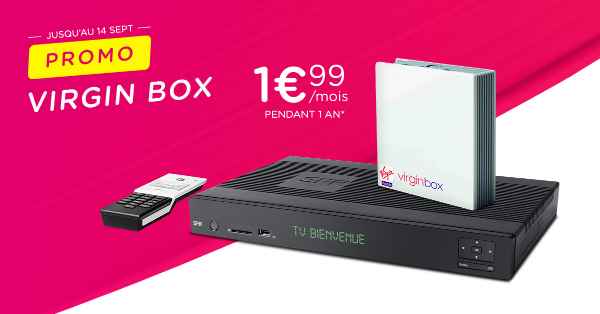 Virgin Mobile brade le prix de sa Box : 1,99 euro par mois pendant un an