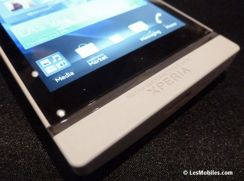 sony ericsson xperia S prise en main ces 2012 Las Vegas