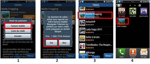 Bouygues Telecom : les applications Samsung Bada prélevées directement sur la facture