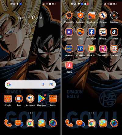 Realme GT Neo 3T Dragon Ball edition interface