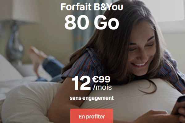 Forfait mobile : Dernier jour pour profiter des offres promotionnelles B&You dès 4.99€ !