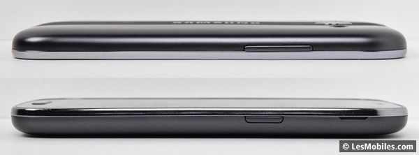 Samsung Galaxy Ace 4 : gauche / droite