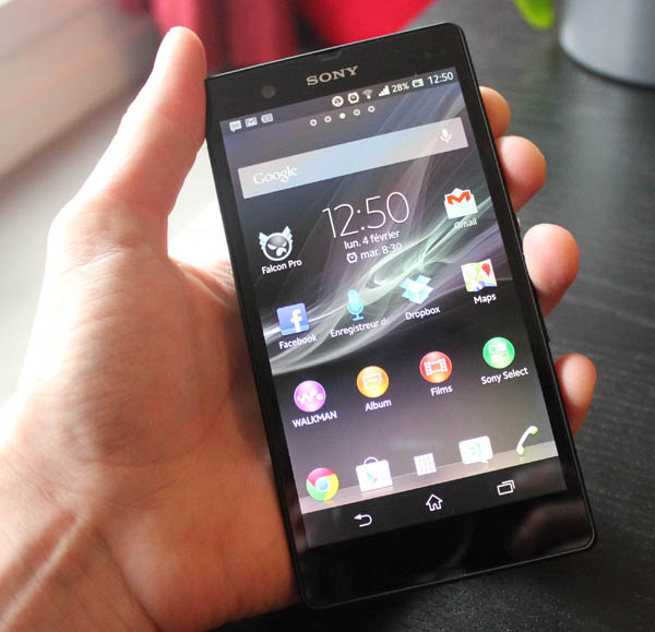 Sony Xperia Z face