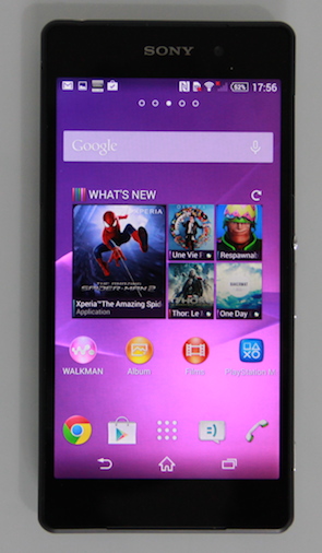 Sony Xperia Z2 face