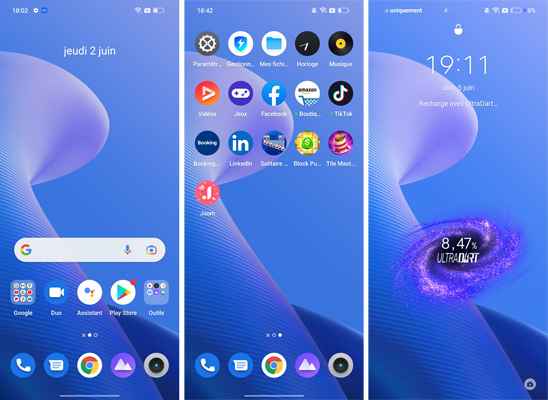 Interface du realme GT Neo 3