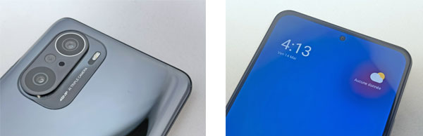 Détail appareil photo du Xiaomi Poco F3