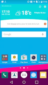 LG G4 interface
