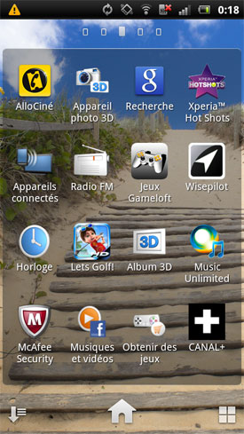Sony Ericsson Xperia Arc S 8 mégapixels Android 2.3