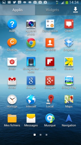 Samsung Galaxy Mega 6.3 applications