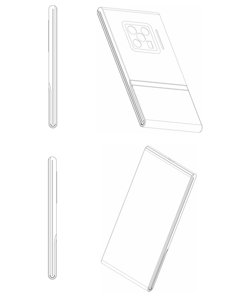 Vivo concept telephone pliant dessin