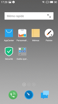 Meizu m1 note interface