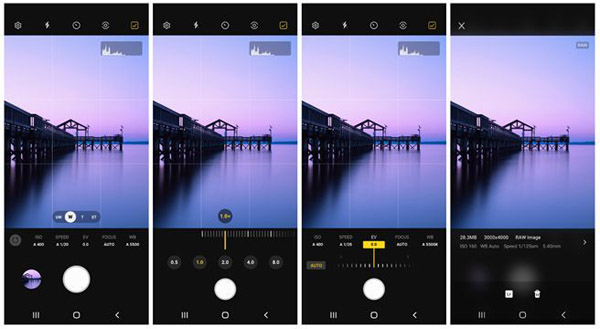 Samsung Expert Raw app