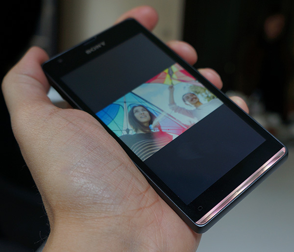 Sony Xperia SP : bague lumineuse