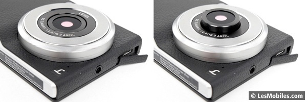Panasonic Lumix CM1 : objectif