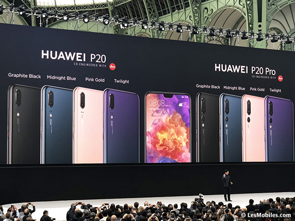 Huawei P20 Pro : le mobile avec triple capteur photo est officiel