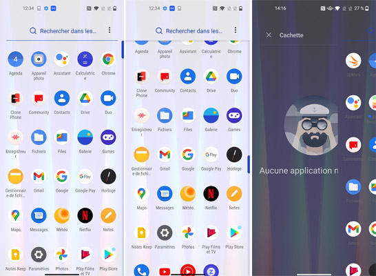 Suite interface du OnePlus Nord CE 2 5G