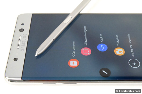 Pas de Samsung Galaxy Note 7 dans nos boutiques avant novembre