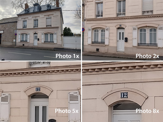 Photo zoom avec Nokia X20