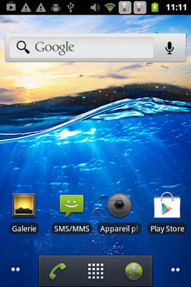 Acer Liquid Z110 Duo : Accueil