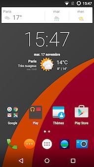 Wileyfox Swift interface