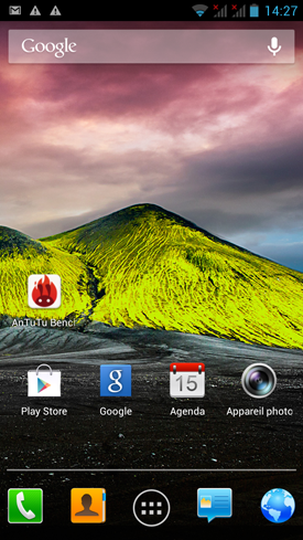 Wiko Cink Five : homescreen