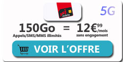 forfait nrj 150Go