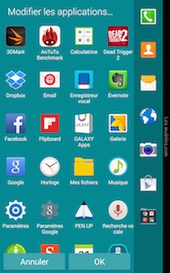Galaxy Note Edge interface