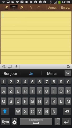 Samsung Galaxy Mega 6.3 bloc note