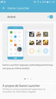 Samsung Galaxy S7 interface