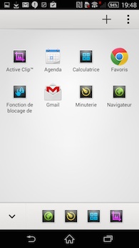 Sony Xperia Z2 interface