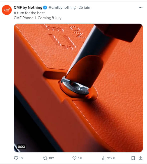 Nothing CMF phone 1 teasing