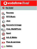 La rubrique Chat sur le portail Vodafone Live!
