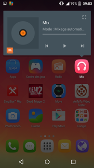 Alcatel OneTouch Idol 3 : bureau