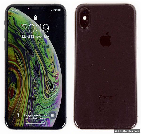 Apple iPhone XS avant/arrière