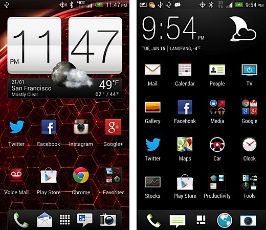 HTC : de nouvelles captures d'écran de l'interface Sense 5.0