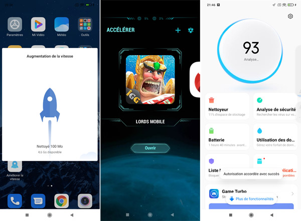Game turbo Xiaomi Mi 11i