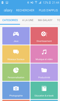 Samsung Galaxy J1 (2016) : Galaxy Apps