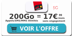 Forfait 200Go NRJ