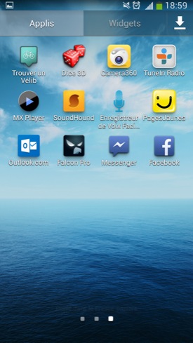 Samsung Galaxy Mega 6.3 applications