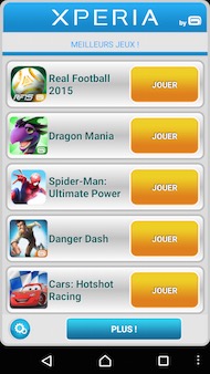 Sony Xperia M4 Aqua interface