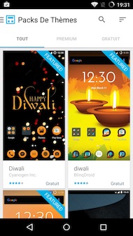 Wileyfox Swift interface