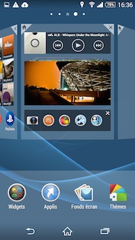 Xperia Z3 Interface