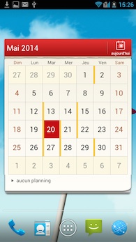 ZTE Grand S Flex interface