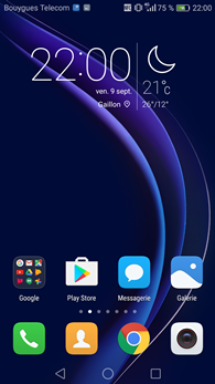 Honor 8 : bureau