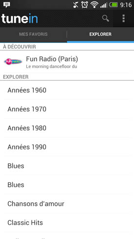 HTC One : radio