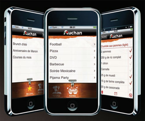 Listez vos courses sur l'iPhone